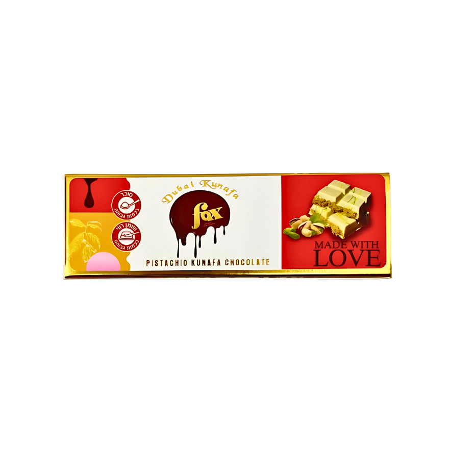 פוקס שוקולד דובאי לבן - 100 גרם - המקורי!